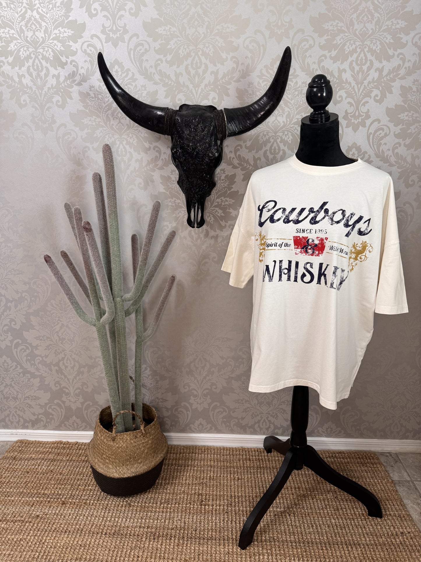 Cowboy & Whiskey Tee