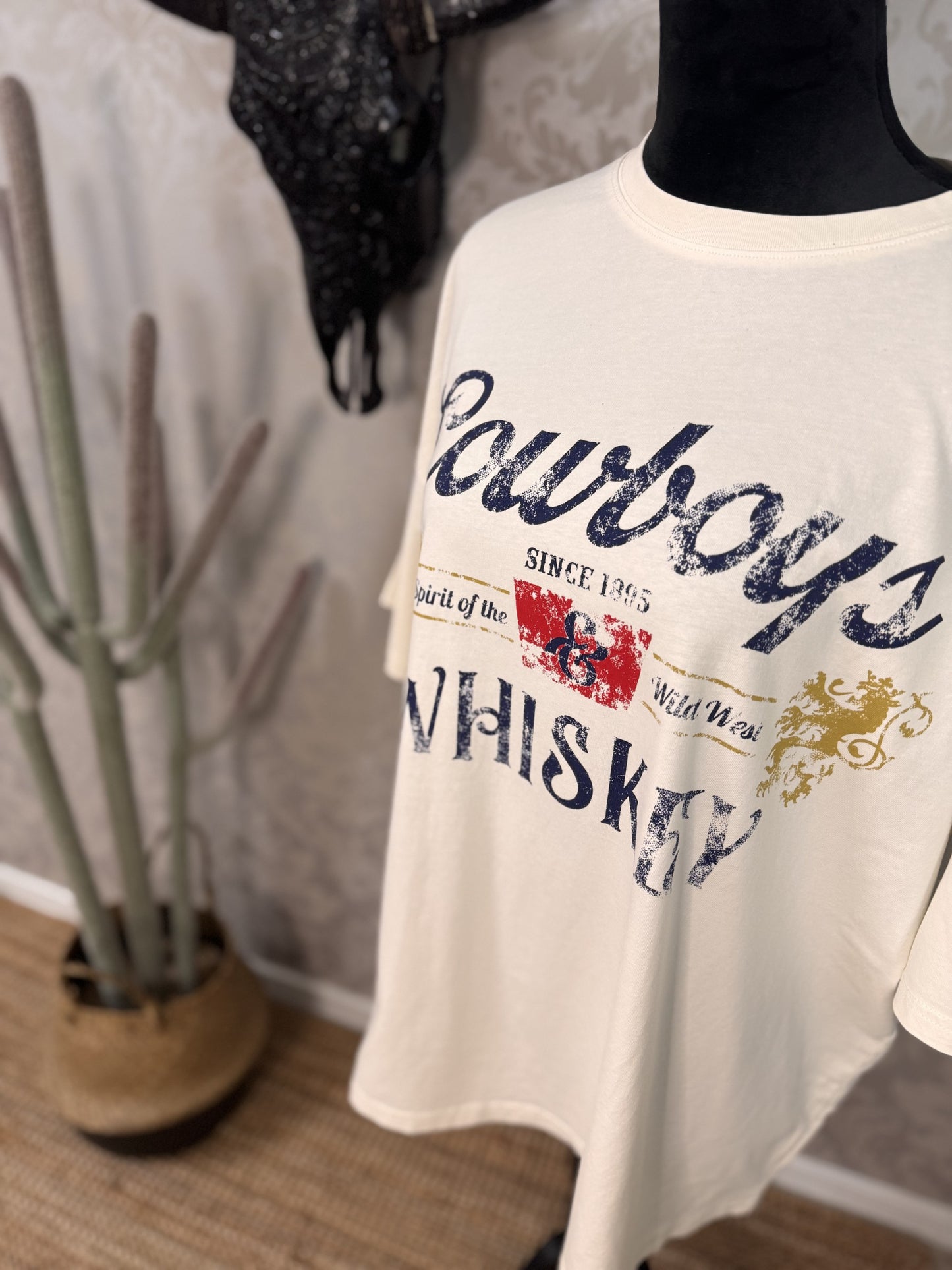 Cowboy & Whiskey Tee