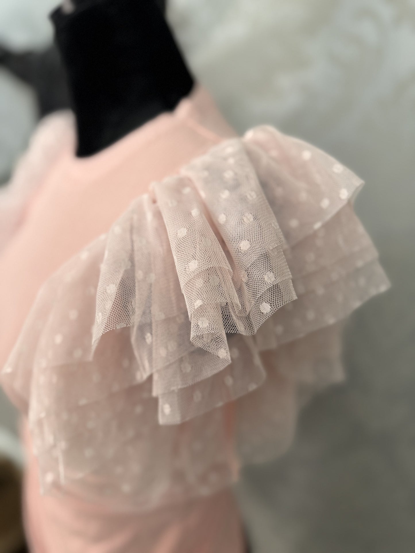 Pink Ruffle Top