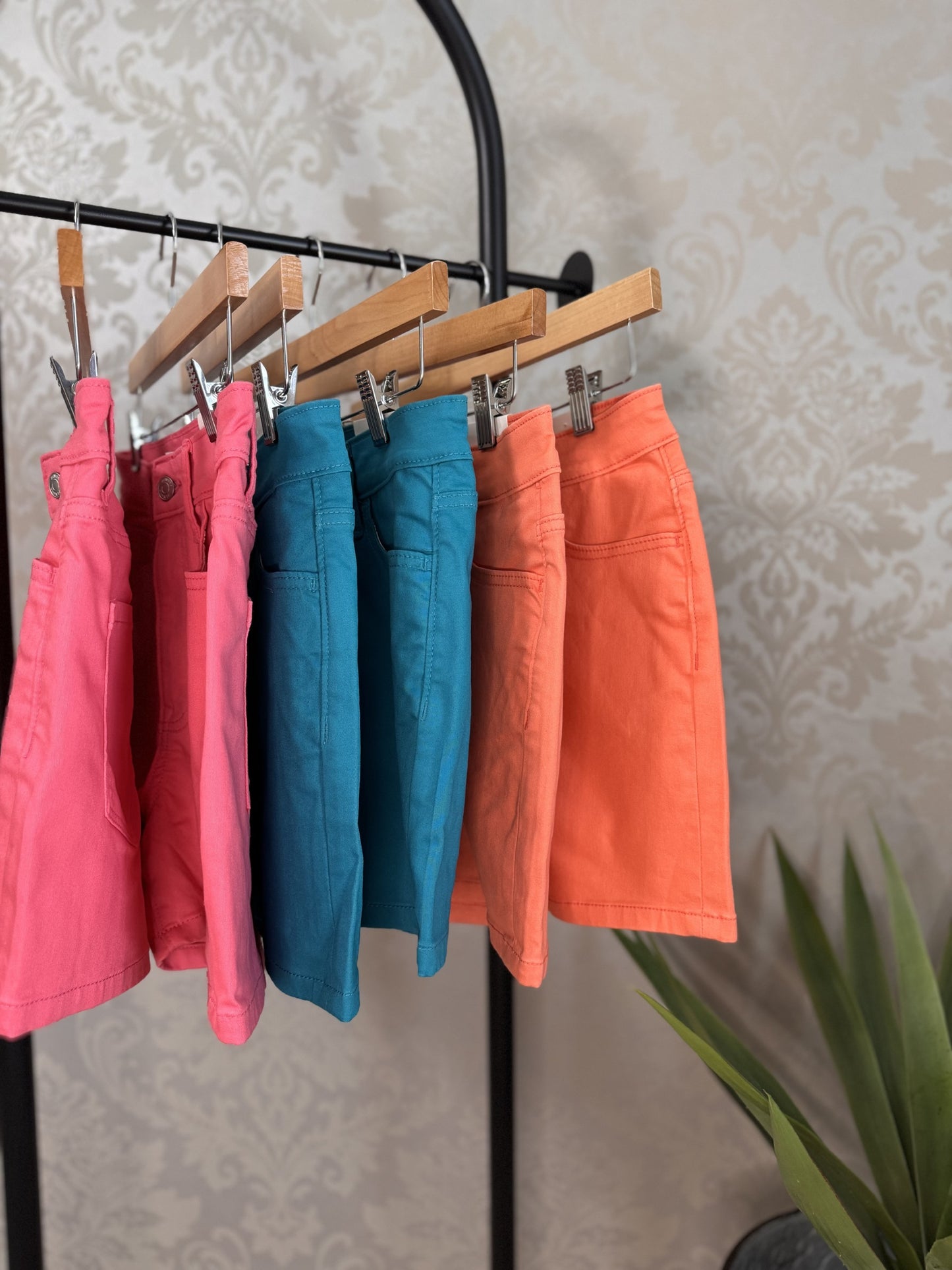 High Rise Coral Short