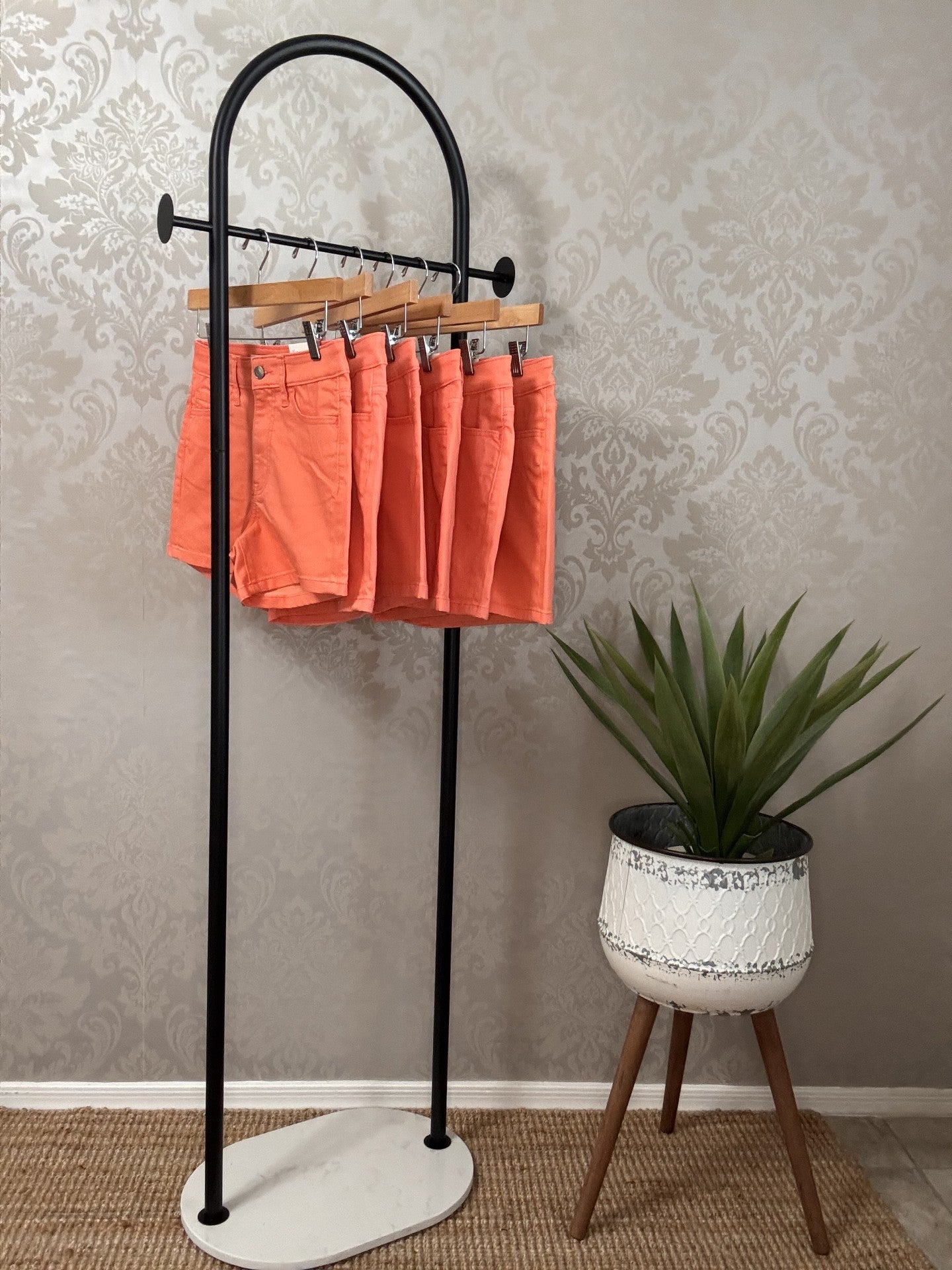 High Rise Coral Short