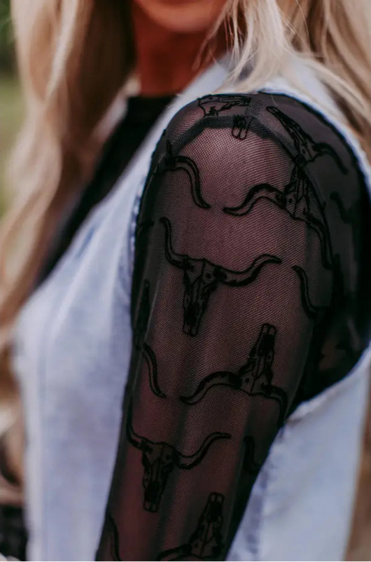 Longhorn Mesh Top