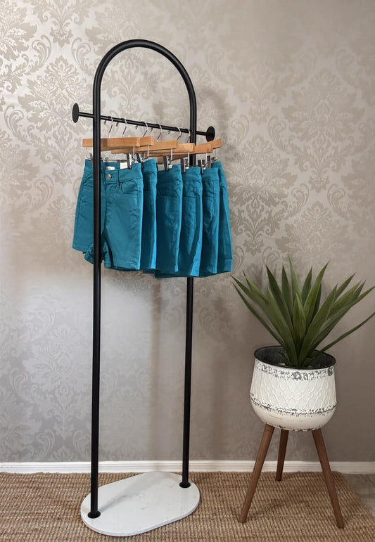 High Rise Teal Short