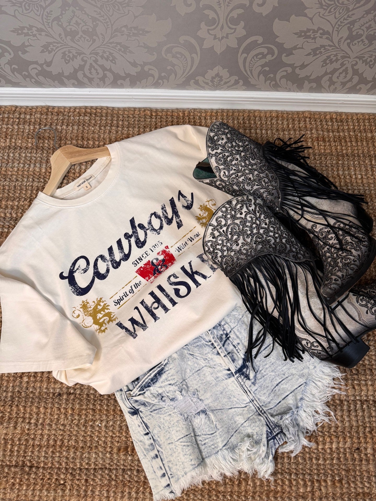 Cowboy & Whiskey Tee