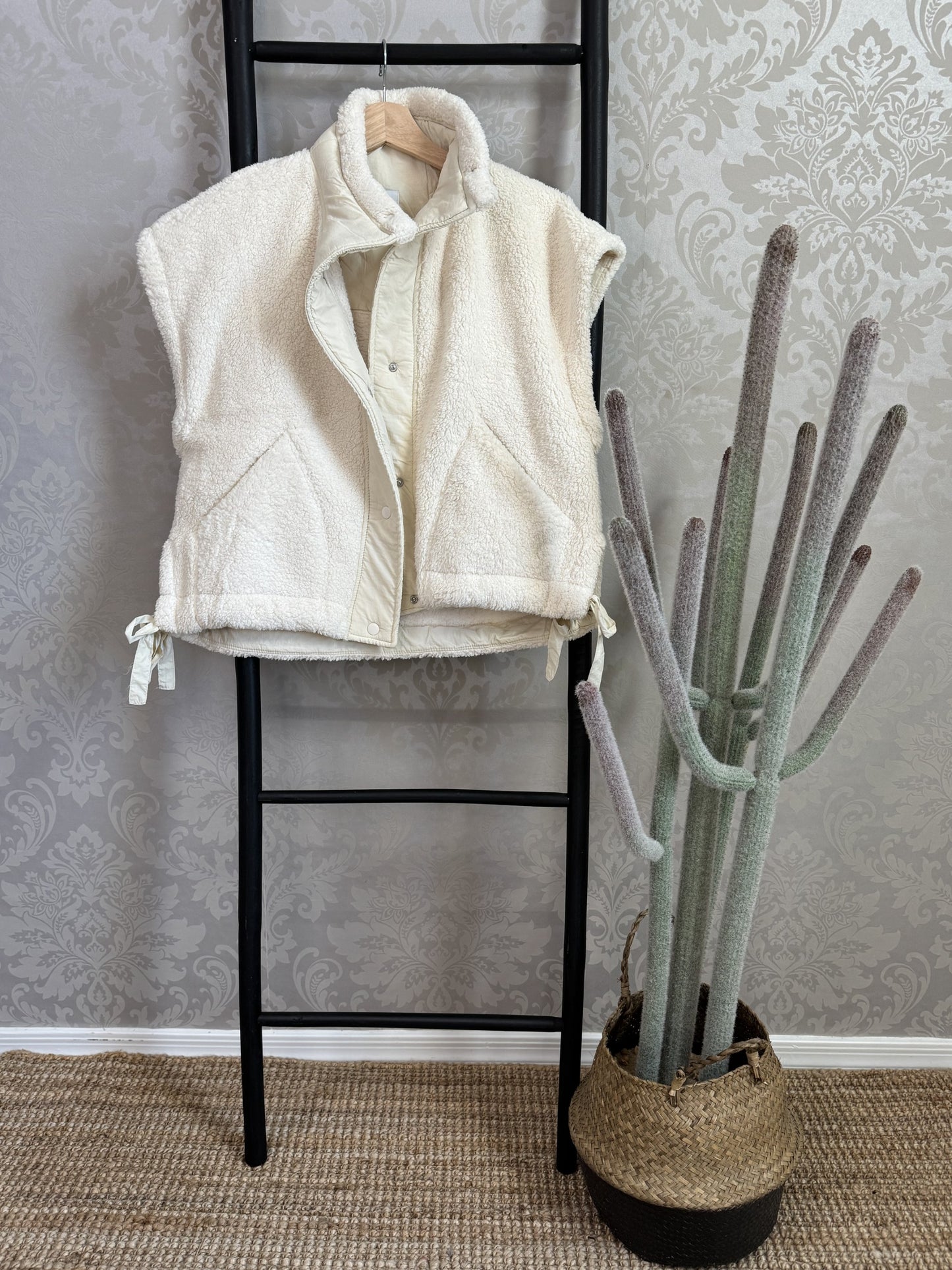 Ivory Sherpa Vest